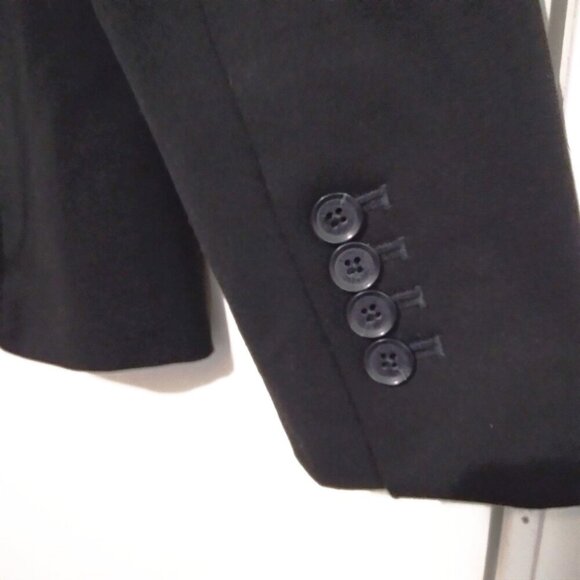 Express Black Stretch Blazer Lined Machine Washable Sz 10 - Picture 9 of 10